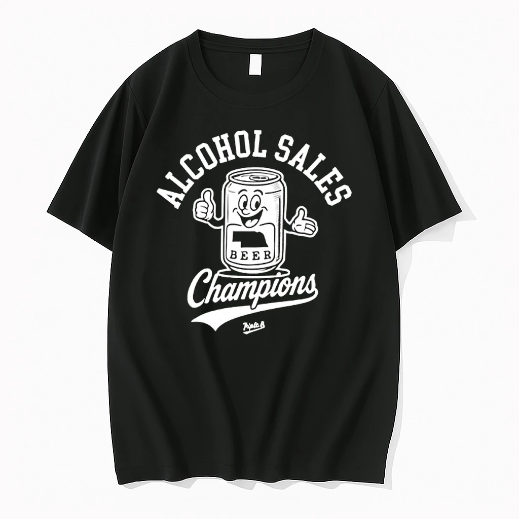 Alcohol Sales Beer Champions Logo Shirts