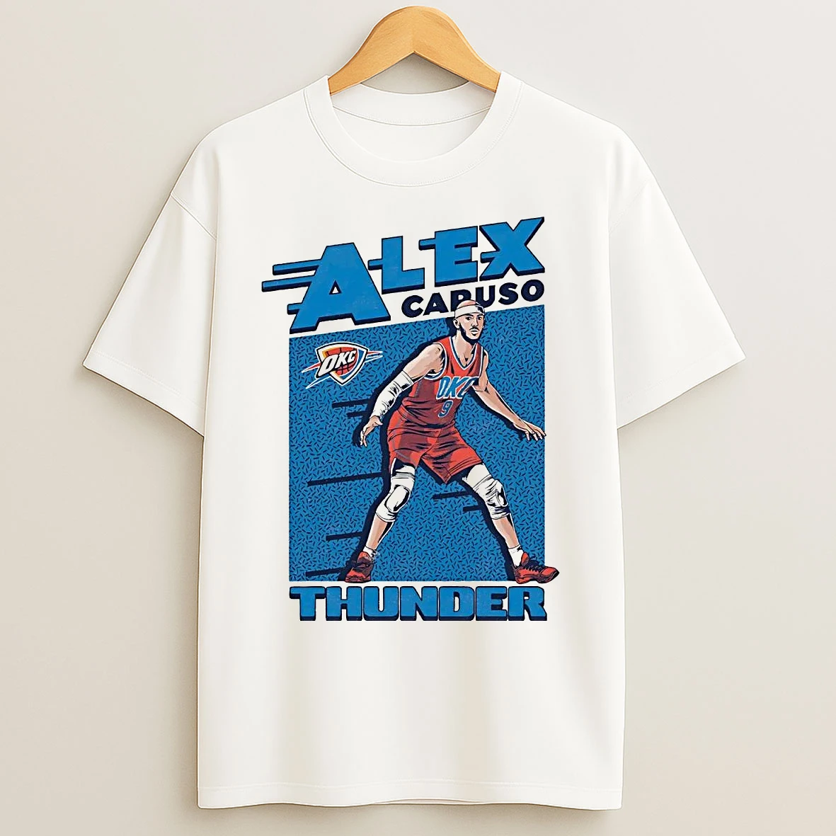 Alex Caruso Action Oklahoma City Thunder T Shirts