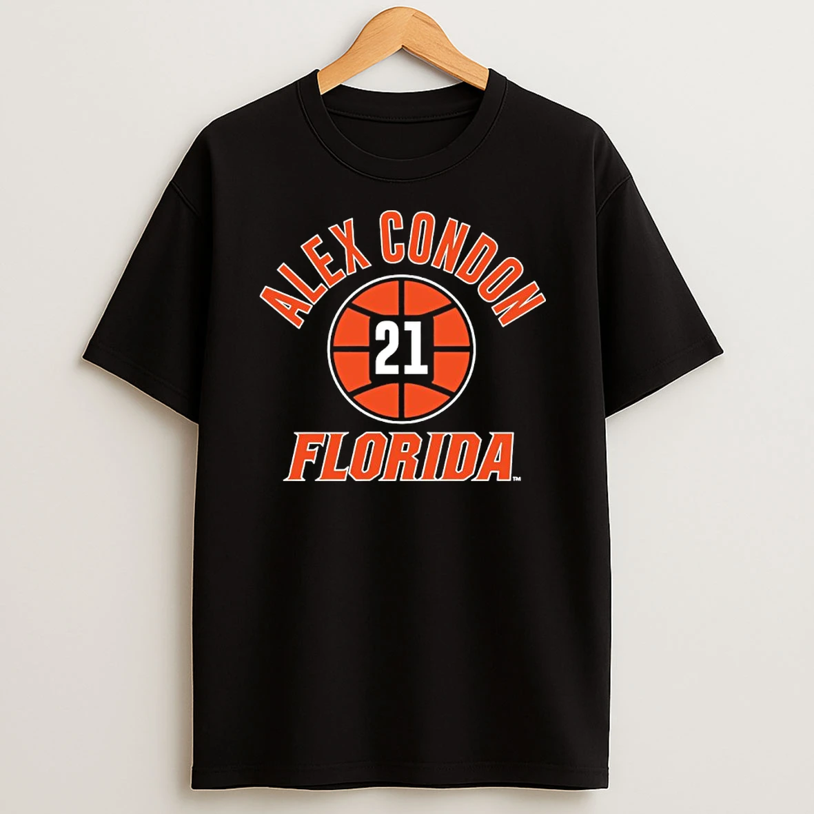 Alex Condon 21 Florida Gators Basketball Name Number Ball Shirts