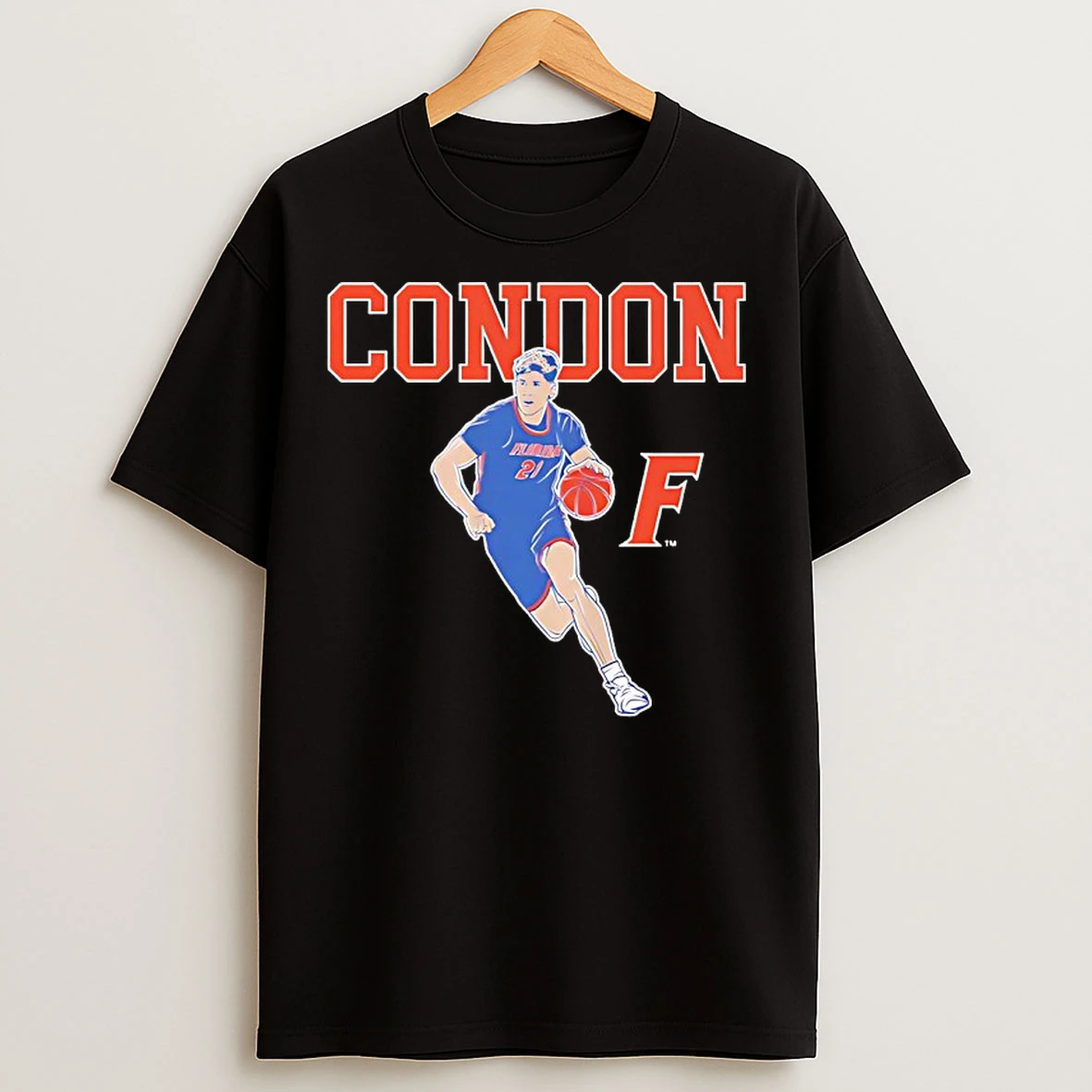 Alex Condon Florida Gators Basketball Player Name Pose Star T Shirts