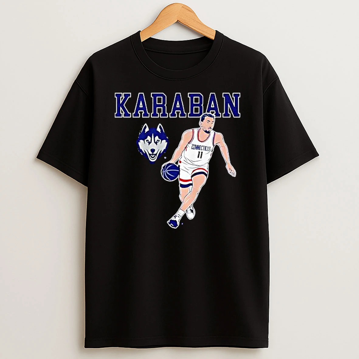 Alex Karaban Name Pose Uconn Basketball Style Shirts