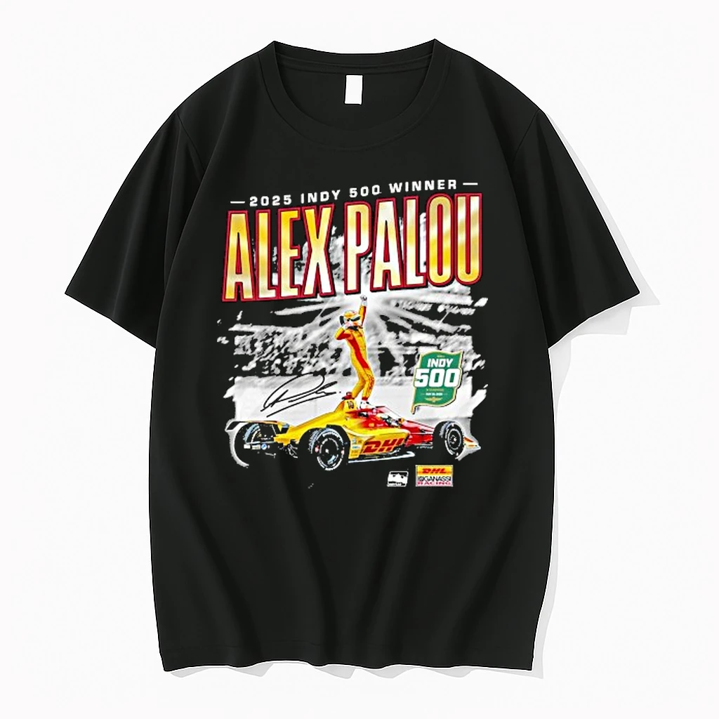 Alex Palou Indianapolis Motor Speedway 2025 Indy 500 Winner Ganassi Racing Shirts