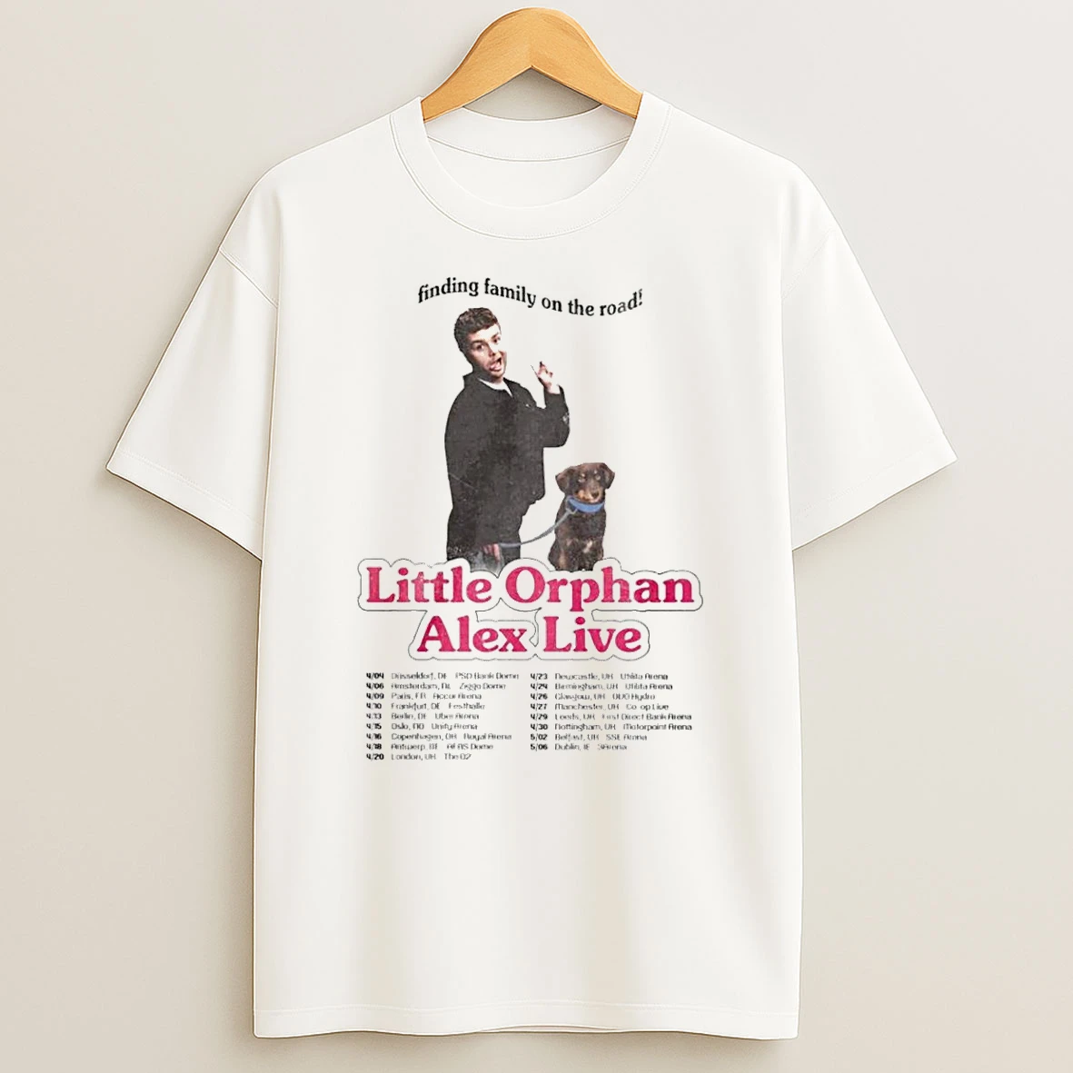 Alex Warren Little Orphan Alex Live Tour 2026 Shirts