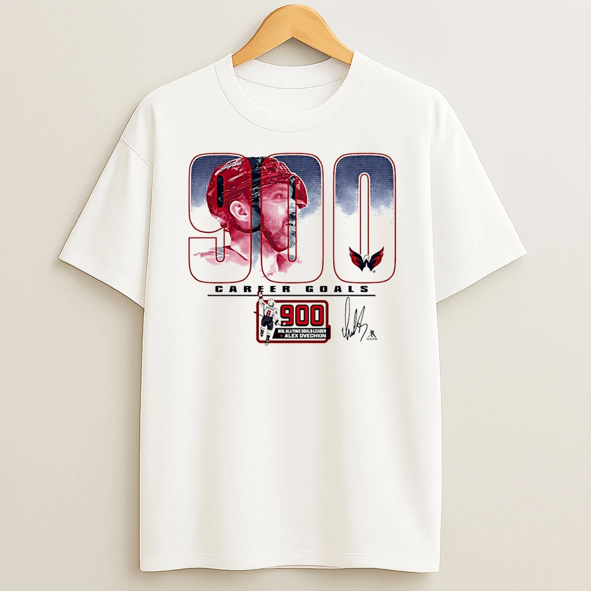 Alexander Ovechkin Capitals 900th Career Goal Signature Shirts