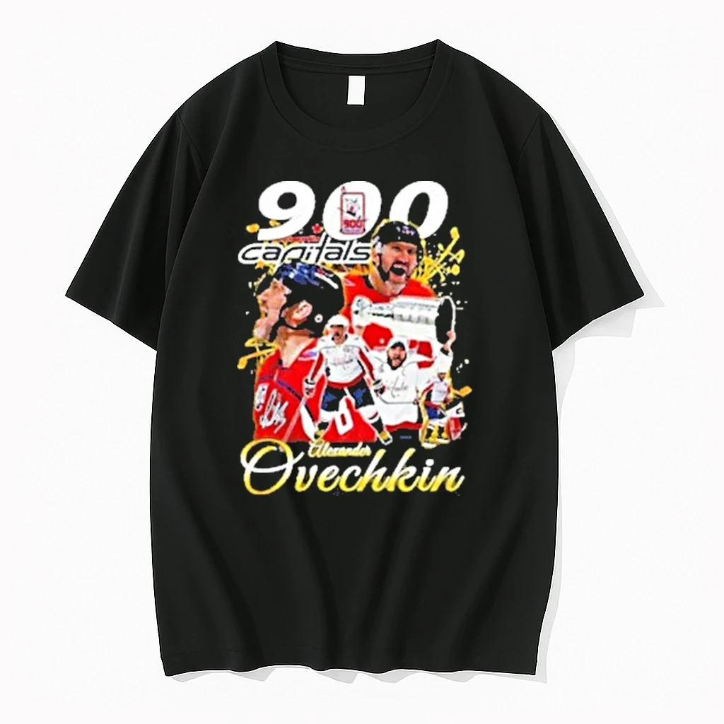 Alexander Ovechkin Washington Capitals Nhl 900 Goals Graphic Tour 2025 Shirts