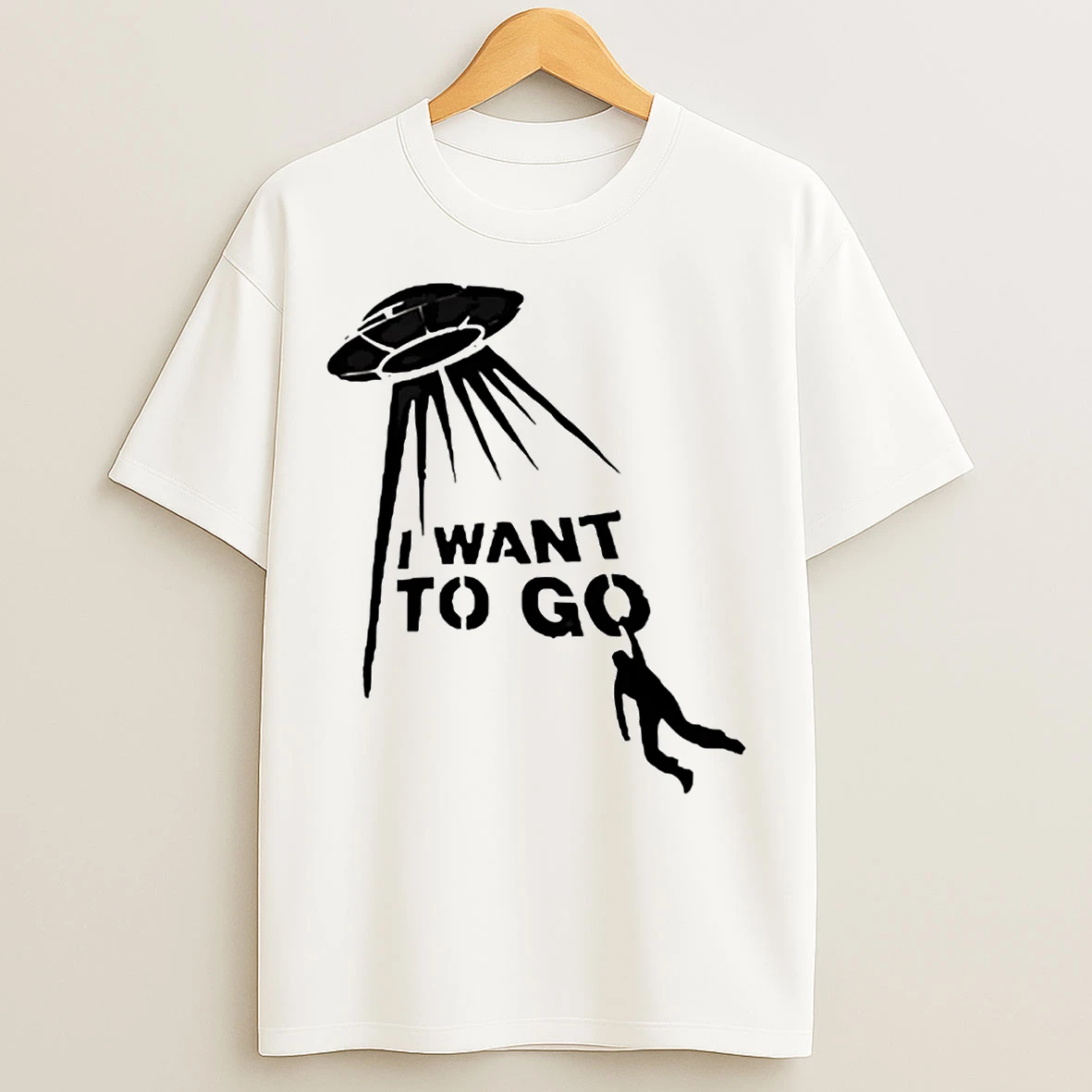 Alien Abduction I Want To Go T Shirts