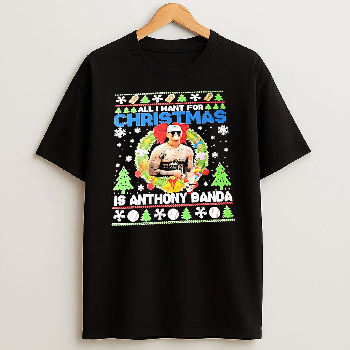 All I Want For Christmas Is Anthony Banda La Dodgers Shirts