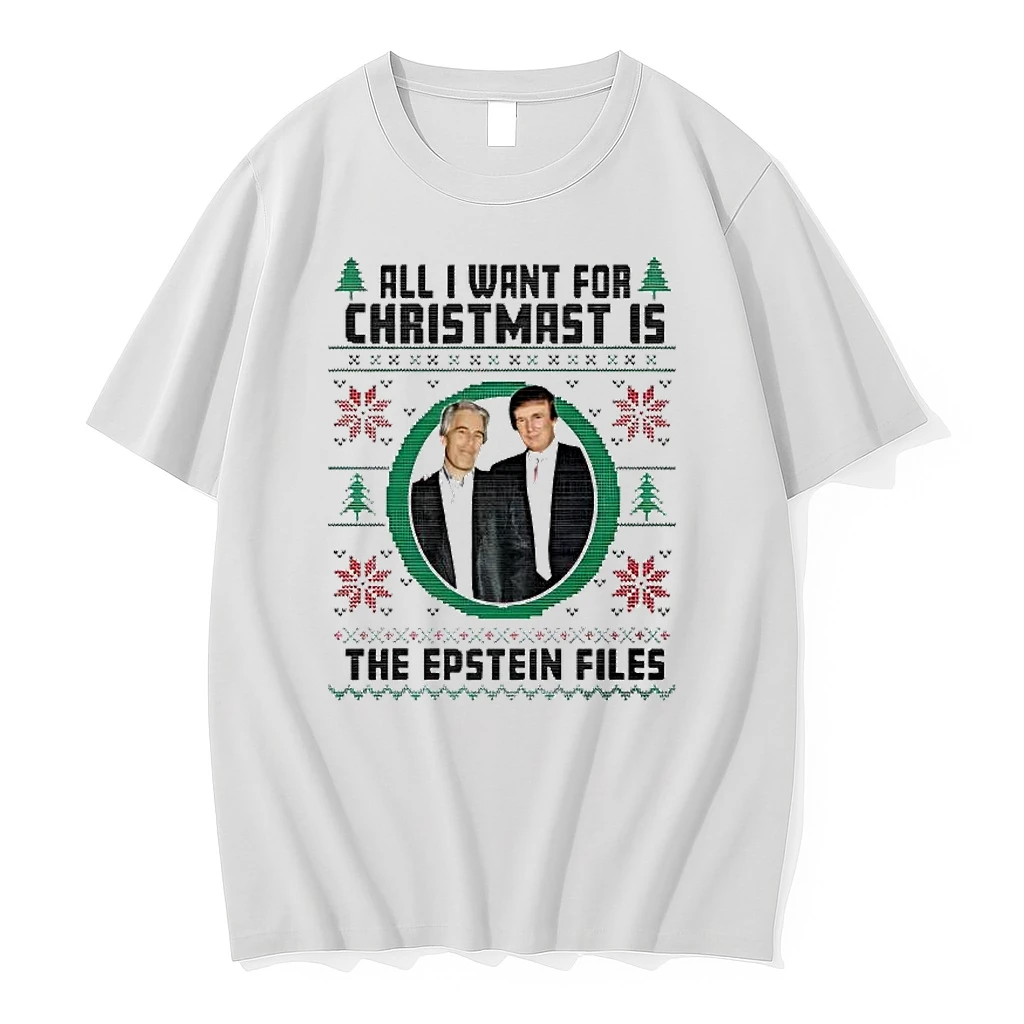 All I Want For Christmas Is Epstein Files Trump Shirts