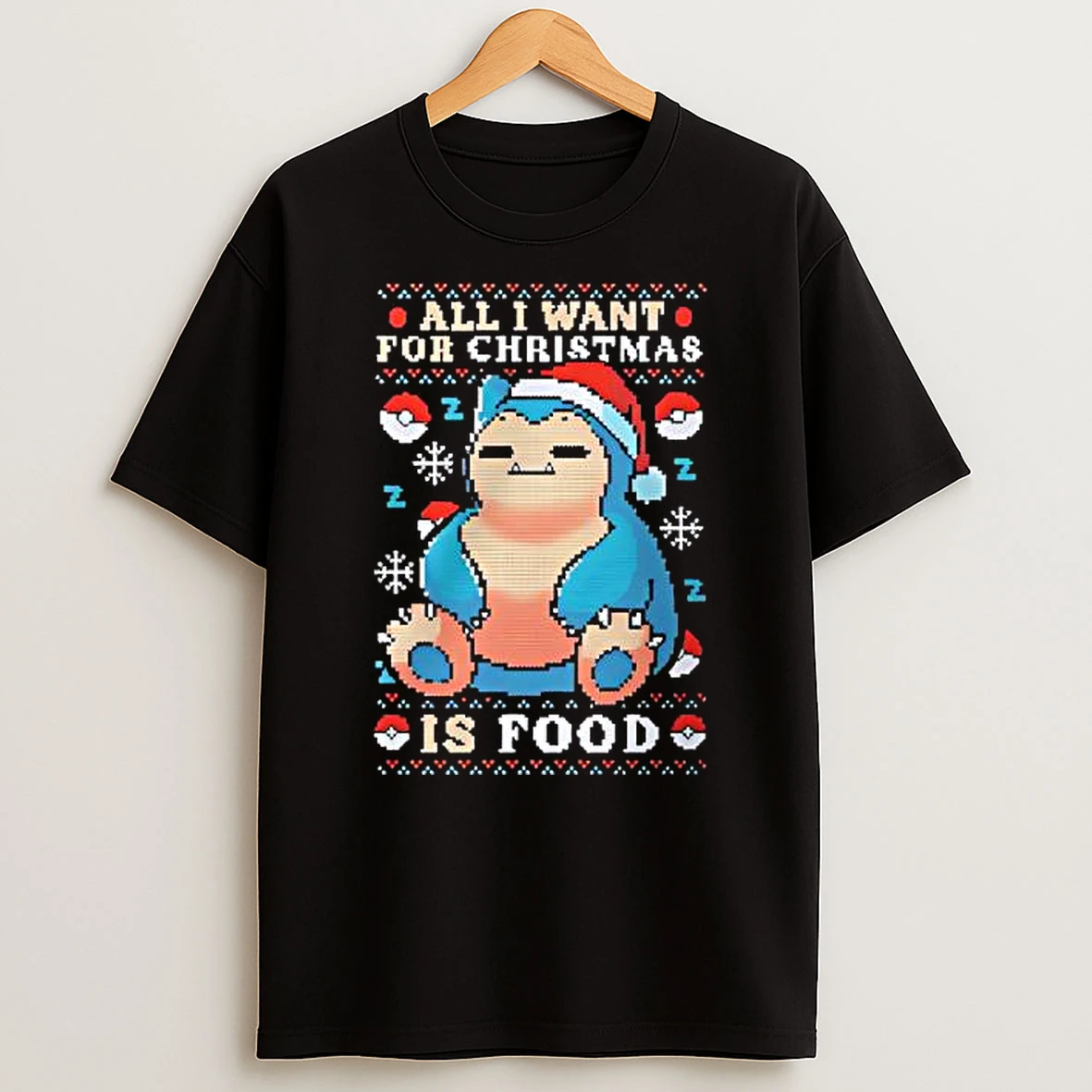 All I Want For Christmas Is Food Ugly 2025 Shirts