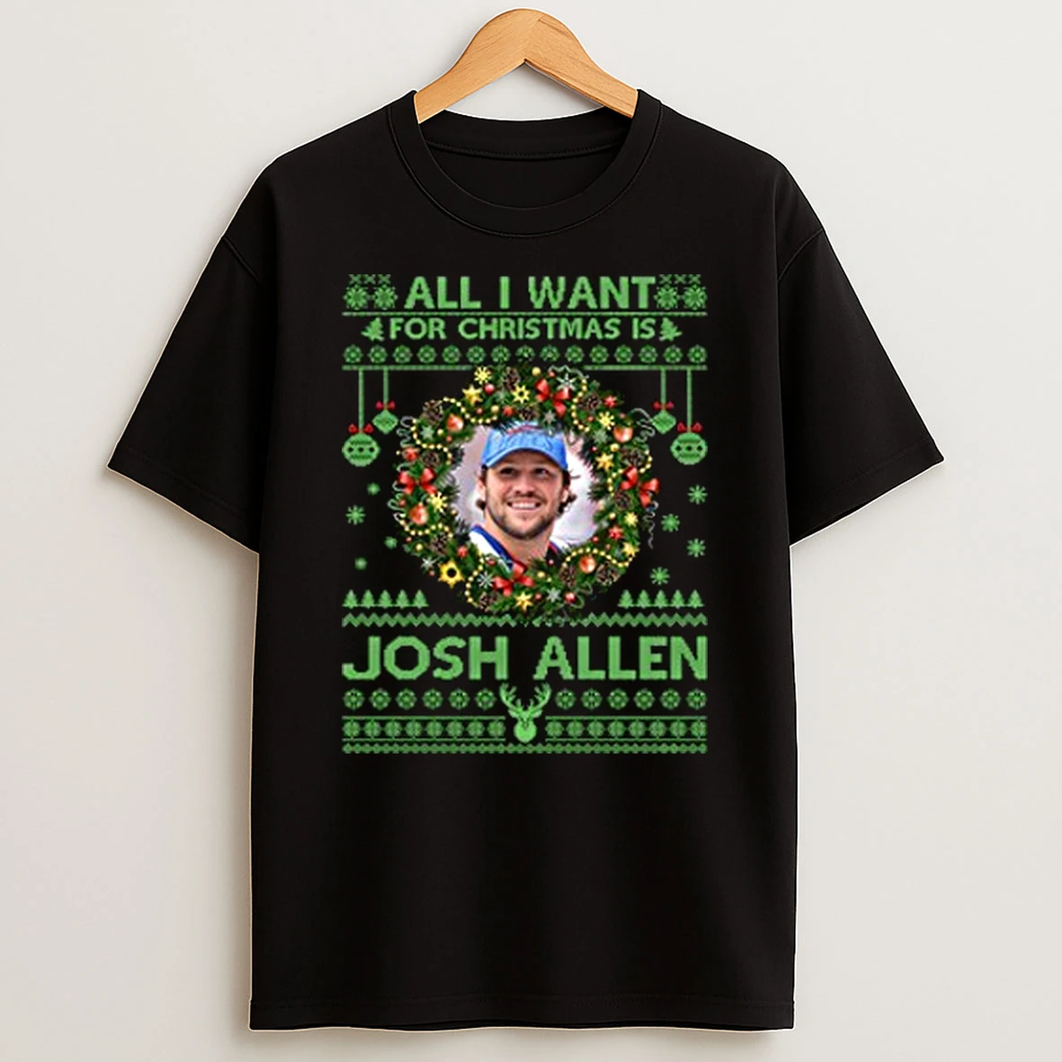 All I Want For Christmas Is Josh Allen 2025 Shirts
