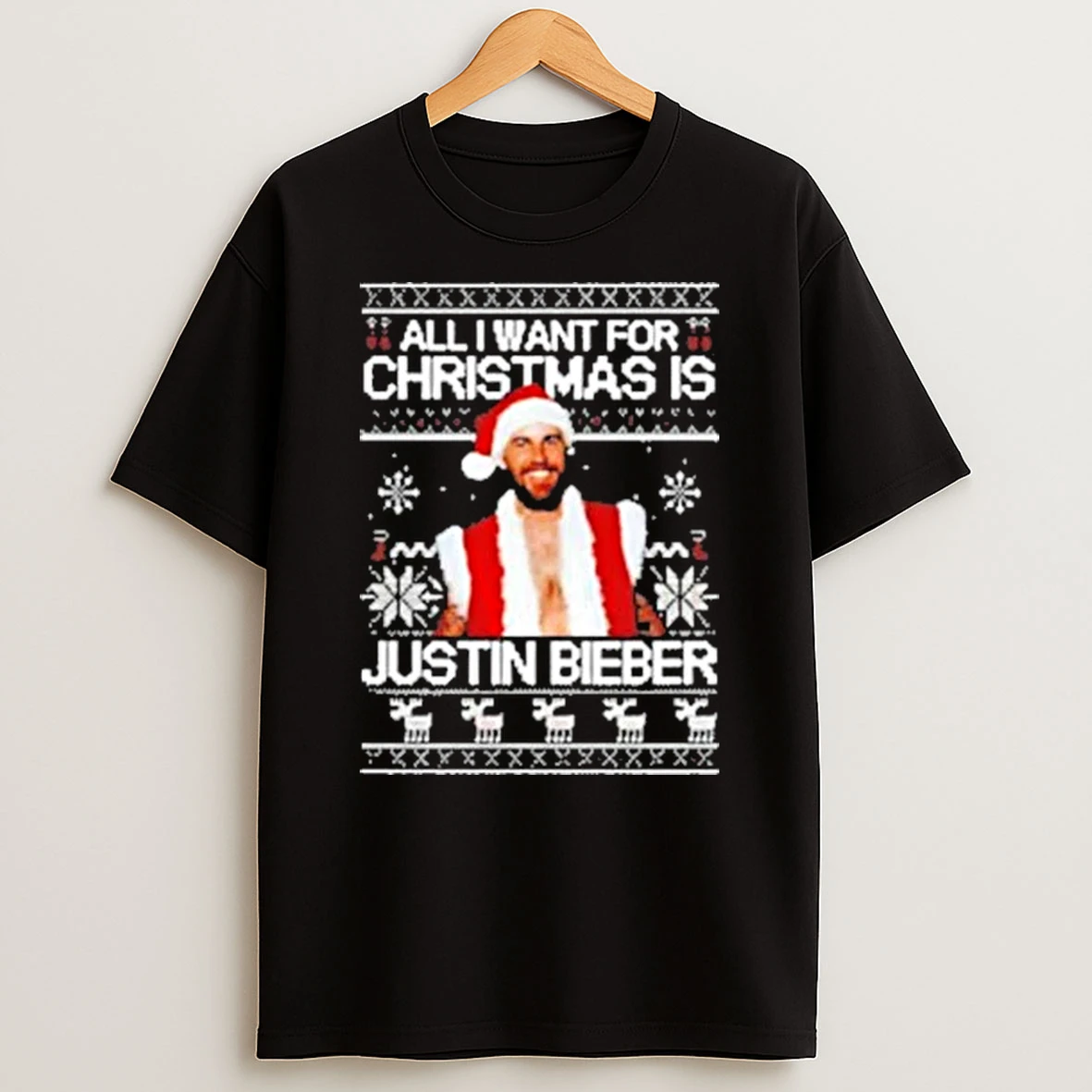 All I Want For Christmas Is Justin Bieber Tour 2025 Shirts