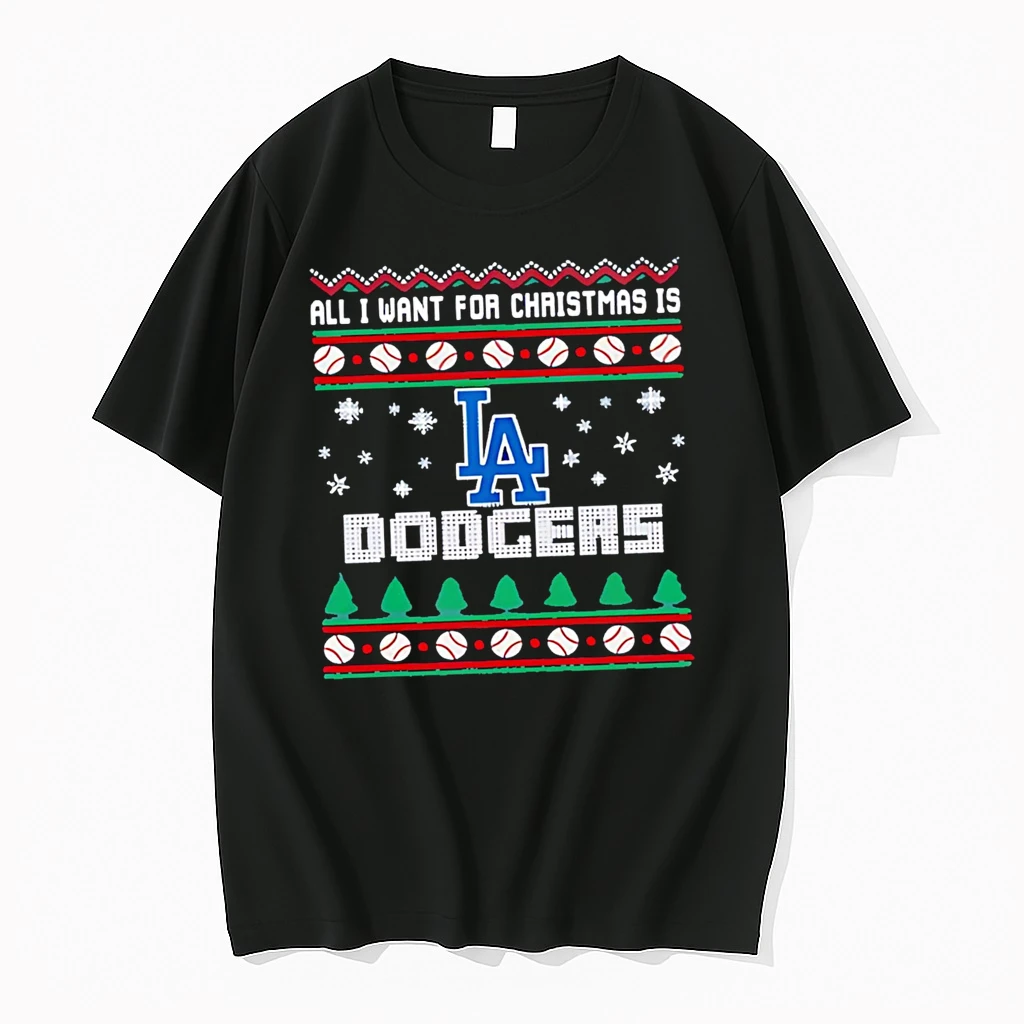 All I Want For Christmas Is Los Angeles Dodgers Shirts
