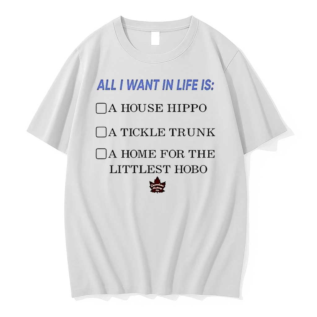 All I Want In Life Is A House Hippo Shirts