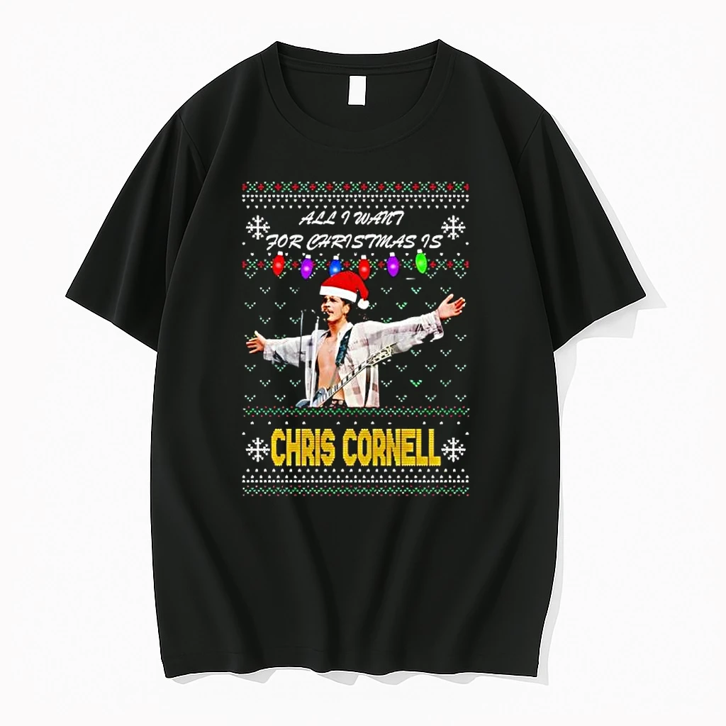 All I Want For Christmas Is Chris Cornell Musician Shirts