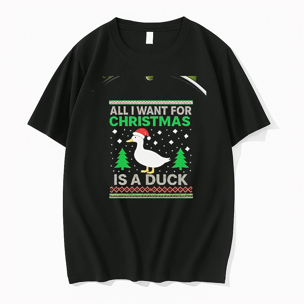 All I Want For Christmas Is A Duck Christmas Chriast Shirts