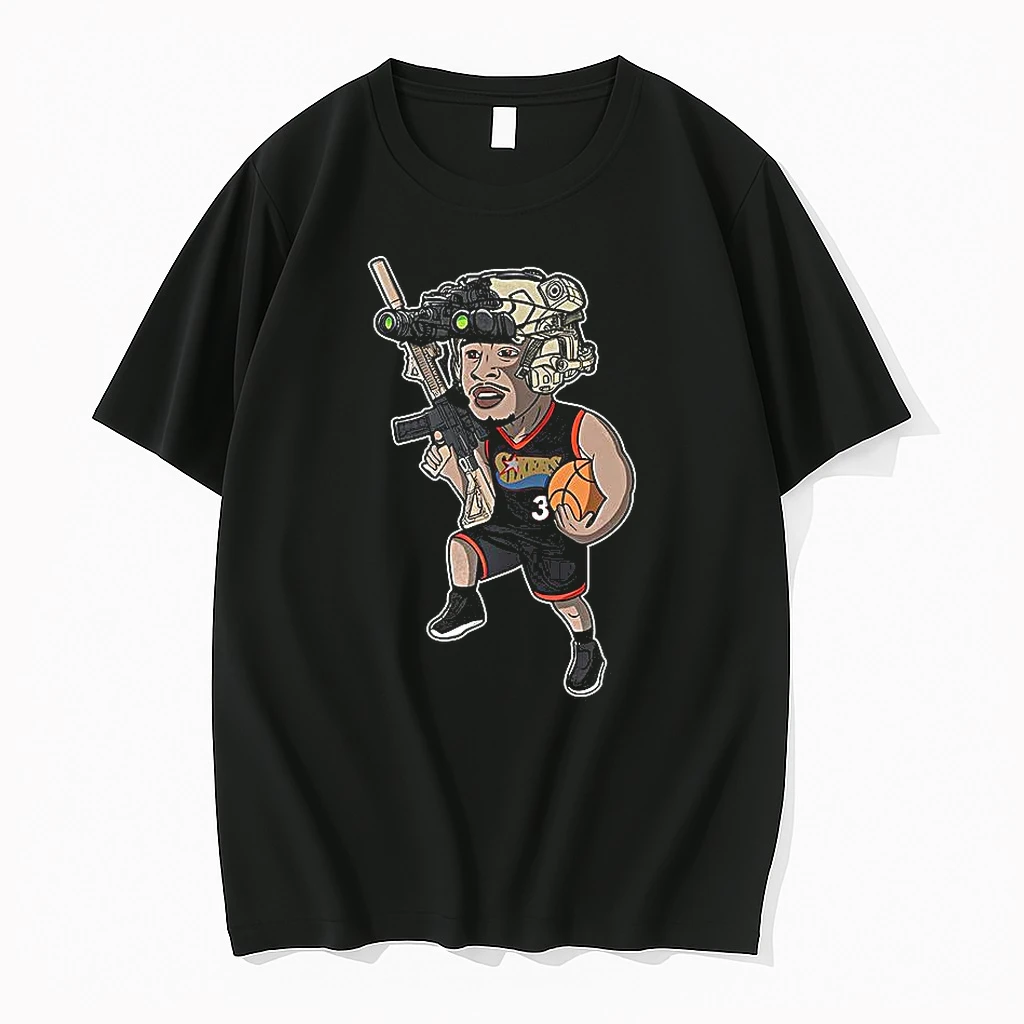 Allen Iverson Philadelphia 76ers Basketball Soldier Shirts