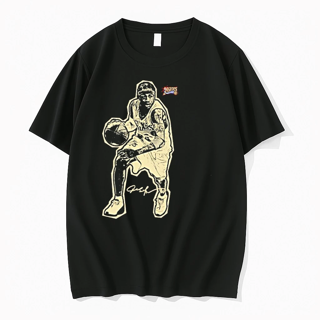 Allen Iverson Philadelphia 76ers Player Graphic Shirts