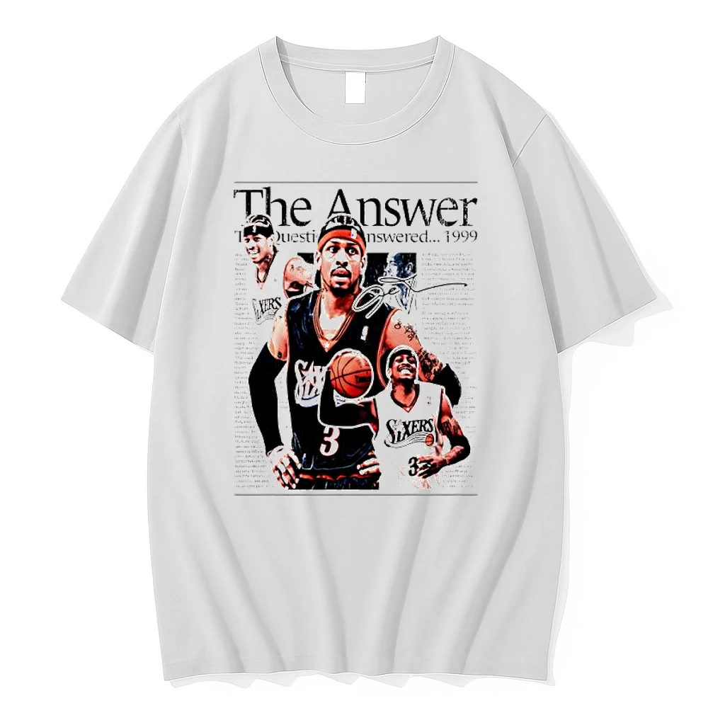 Allen Iverson Graphic Signature The Answer 1999 Shirts