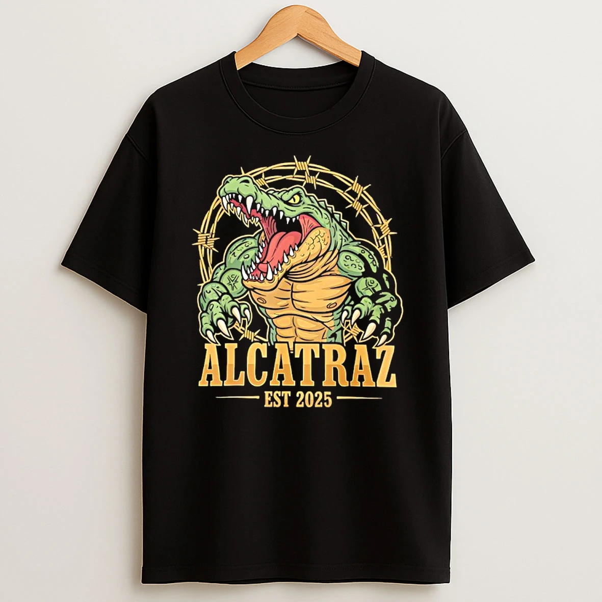 Alligator Alcatraz Muscle Florida Everglades Est 2025 Shirts
