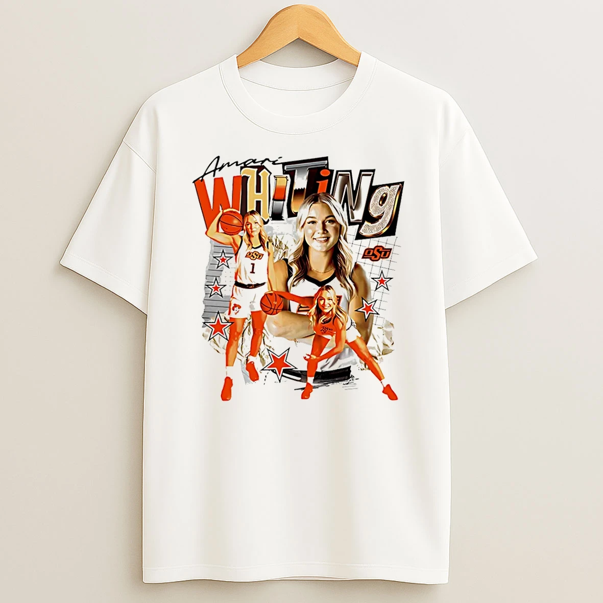 Amari Whiting Oklahoma State Womens Basketball Ncaa Graphic Shirts