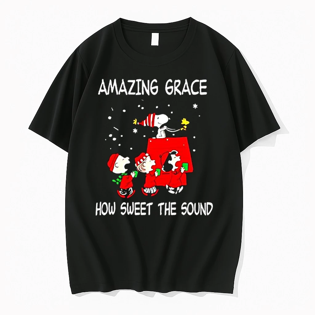 Amazing Grace How Sweet The Sound Peanuts Characters Shirts