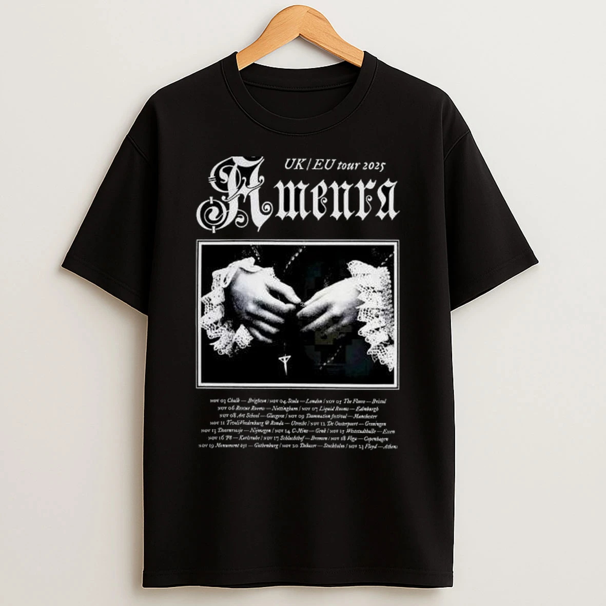 Amenra Uk Eu 2025 Event Circle Black T Shirts