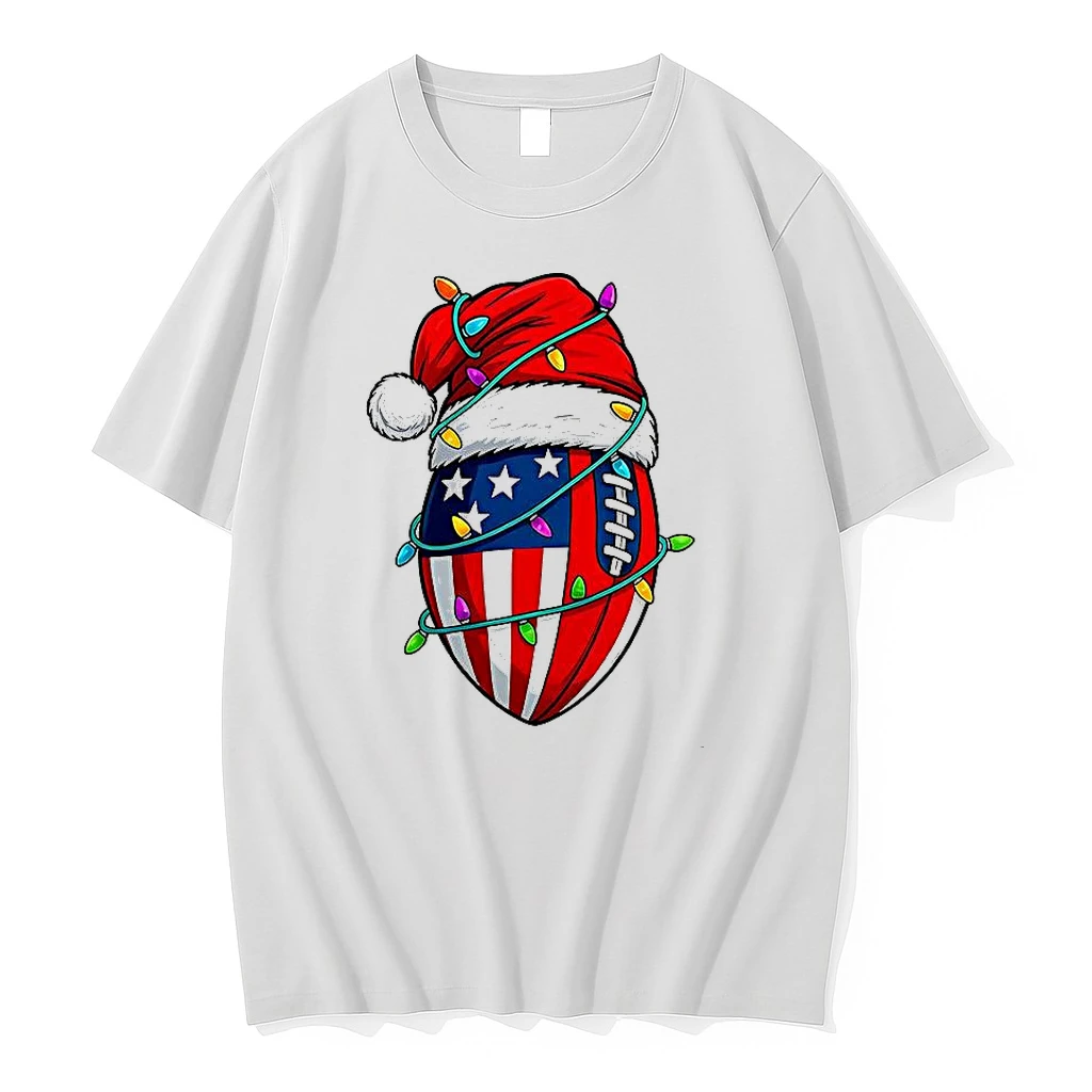 American Flag Football Christmas Shirts