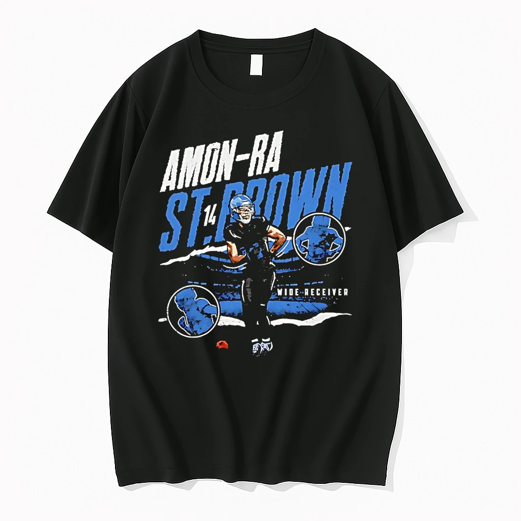 Amon Ra St Brown Wide Receiver Celly Celebration Detroit Lions Shirts