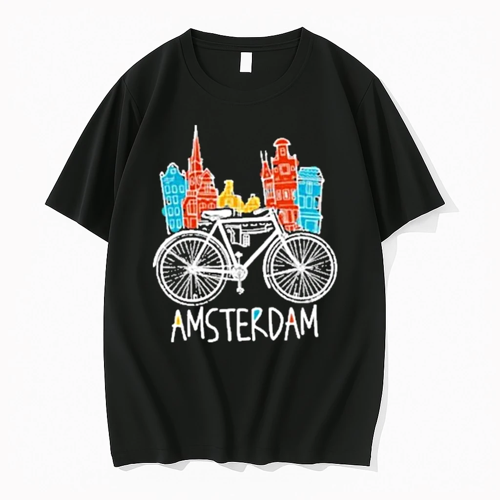 Amsterdam Cycling Skyline Sketch Tour 2025 Shirts