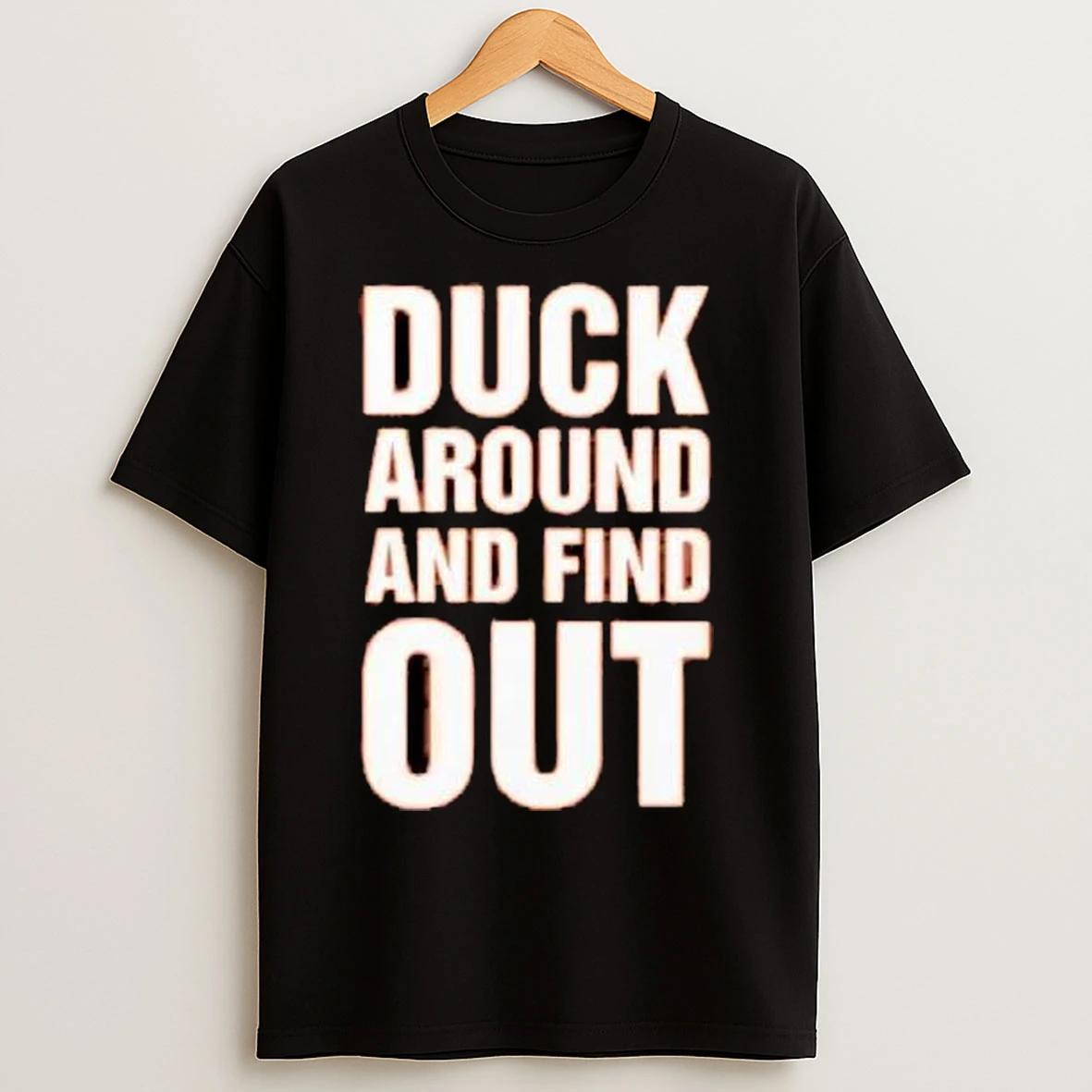 Anaheim Ducks Duck Around And Find Out Circle Black T Shirts