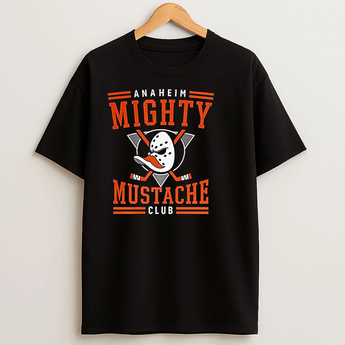 Anaheim Ducks Mighty Mustache Club T Shirts