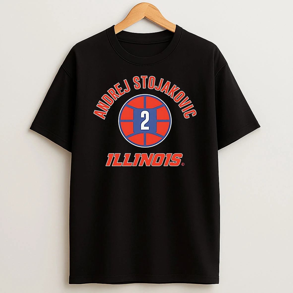 Andrej Stojakovic Hoops 2 Illinois Fighting Illini Shirts