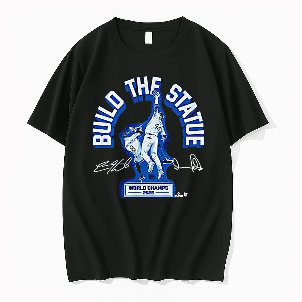 Andy Pages Kike Hernandez Build The Statue Signature Shirts