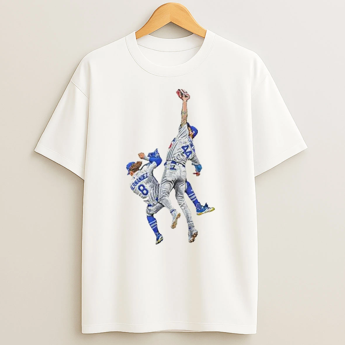 Andy Pages And Kike Hernandez Los Angeles Dodgers 2025 World Series Game Shirts