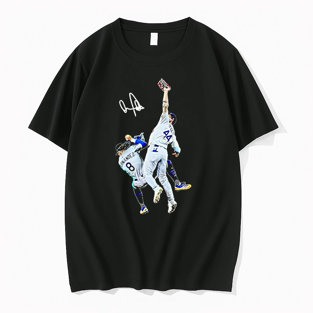 Andy Pages And Kike Hernandez Los Angeles Dodgers Signatures Shirts