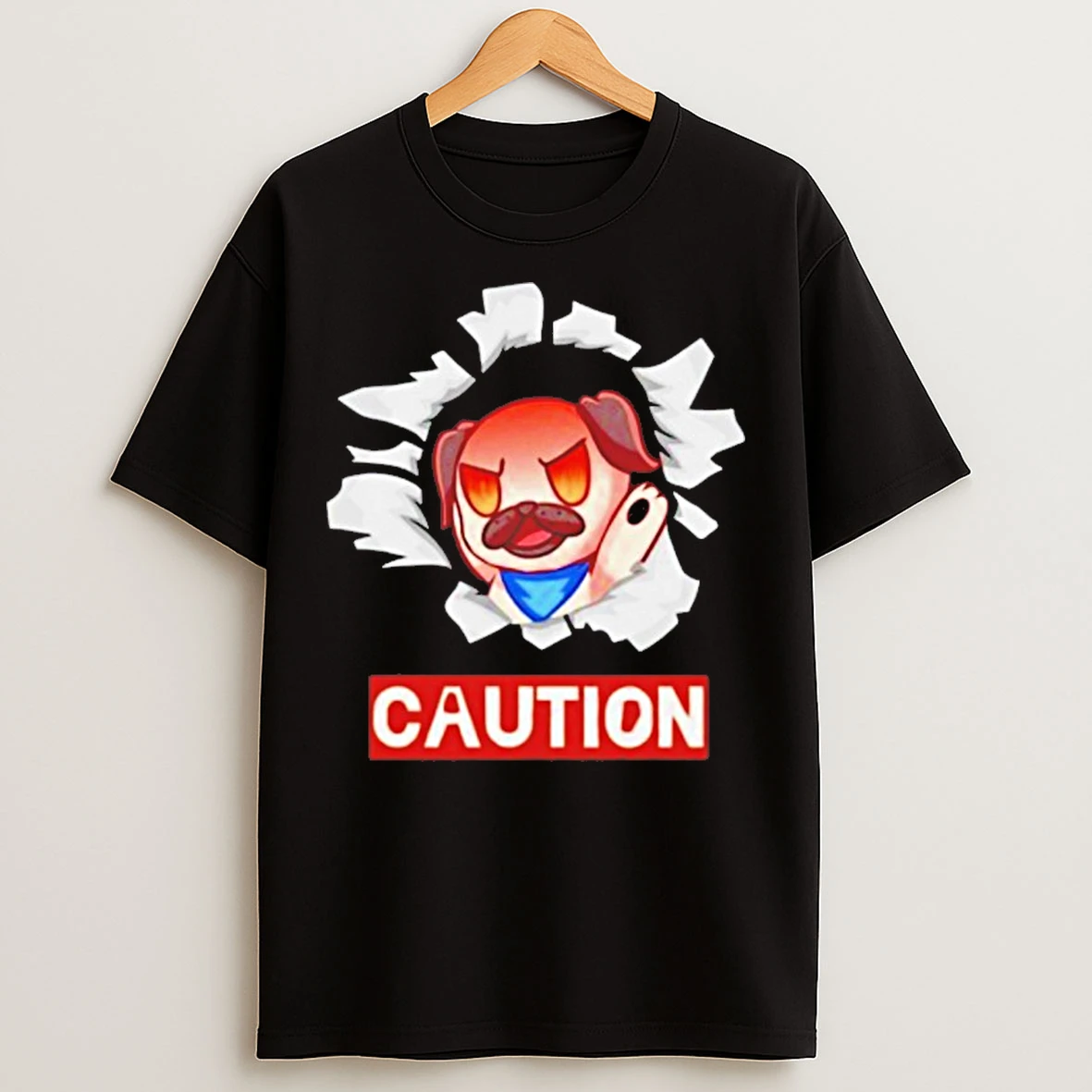 Andy Rage Caution T Shirts