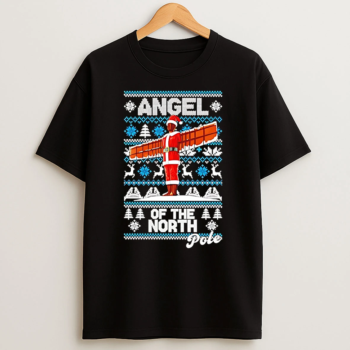 Angel Of The North Pole Ugly Christmas 2025 Shirts