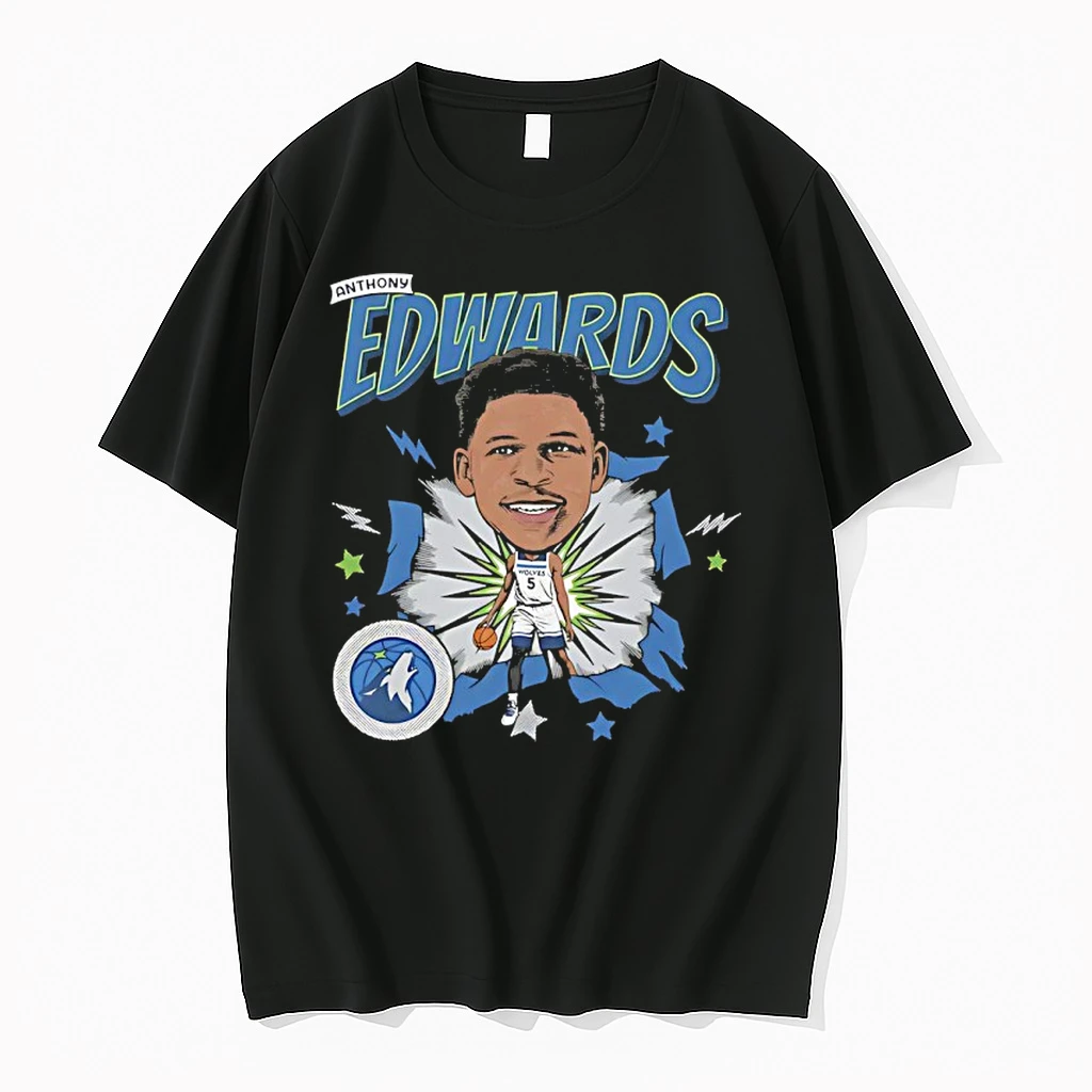Anthony Edwards Minnesota Timberwolves Player Caricature Shirts