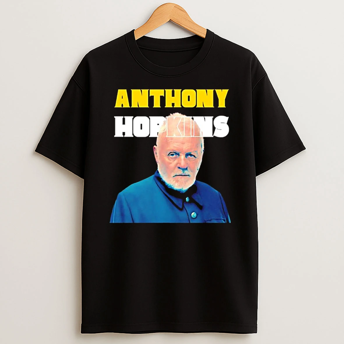 Anthony Hopkins Portrait Black Shirts
