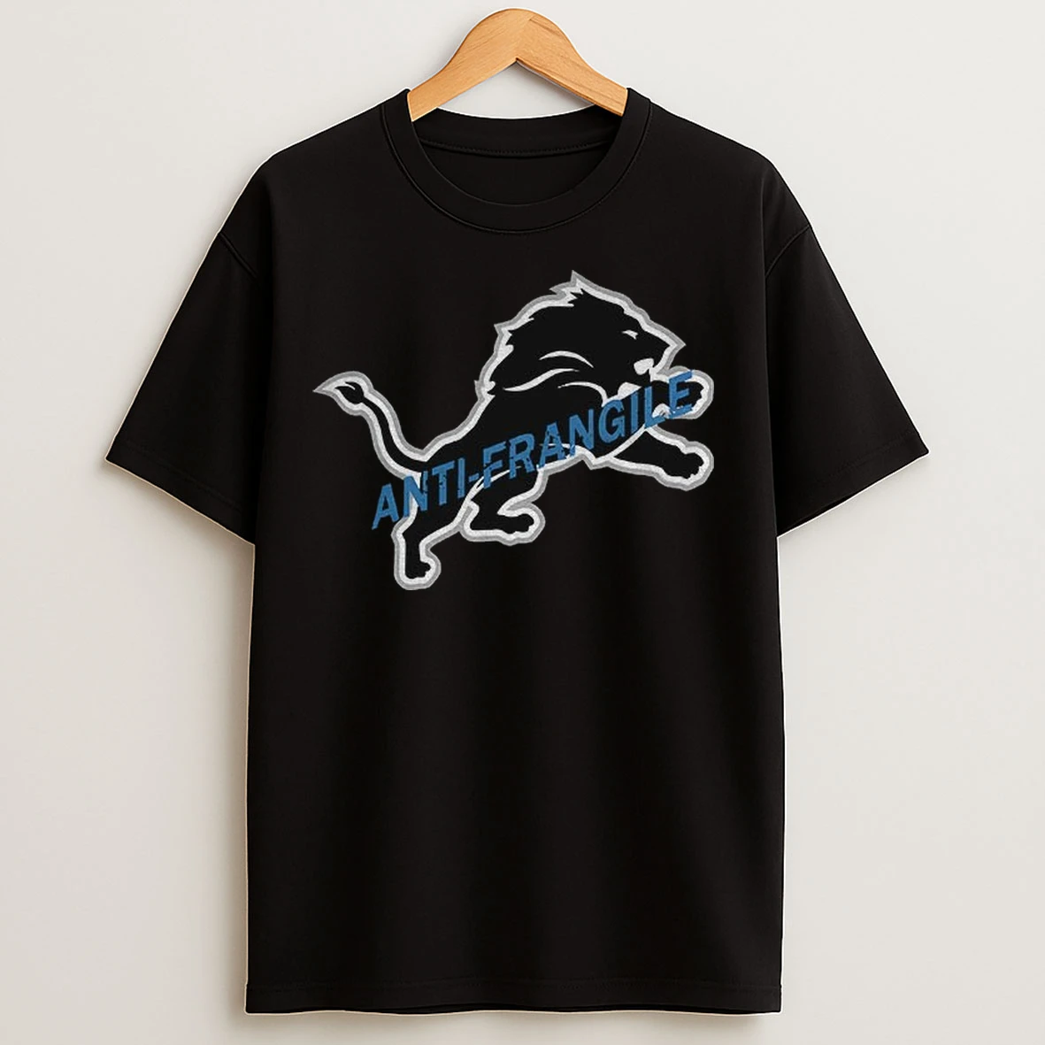 Anti Fragile Detroit Lions Grit Nfl Football Logo Parody T Shirts