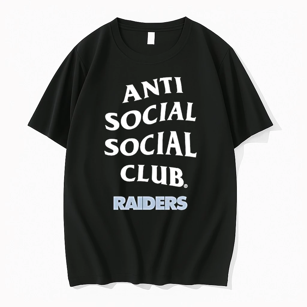 Anti Social Social Club Las Vegas Raiders Logo Shirts