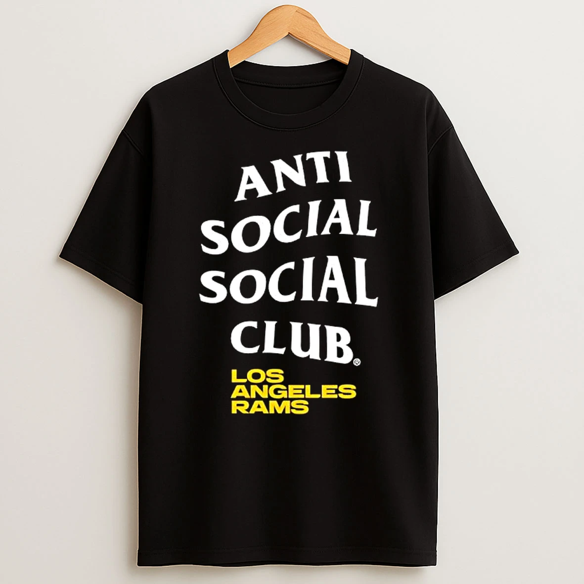 Anti Social Social Club Los Angeles Rams Logo Shirts