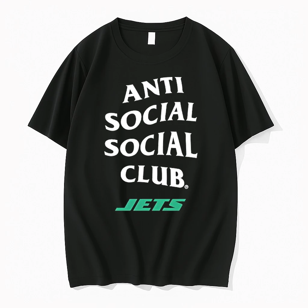 Anti Social Social Club New York Jets Logo Shirts