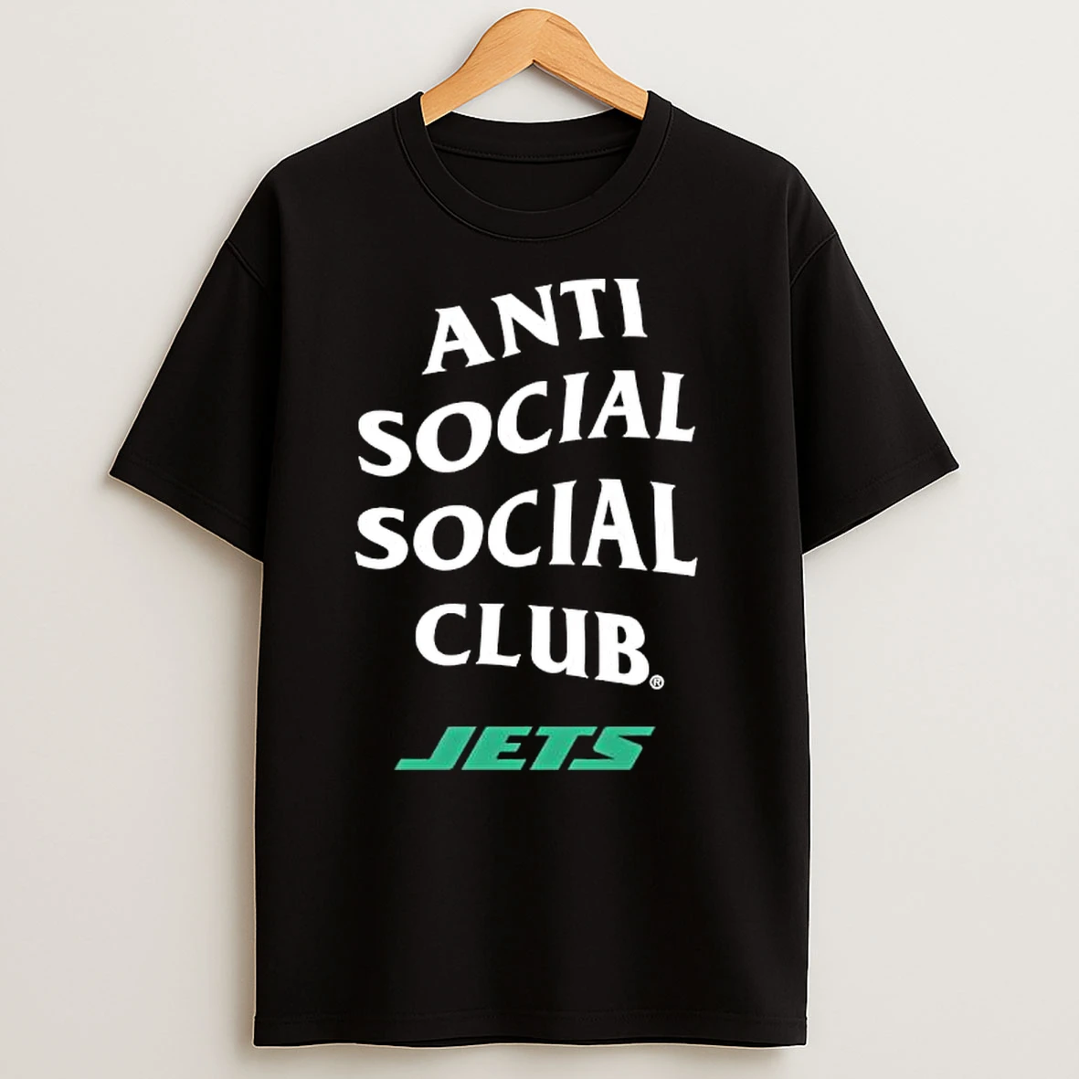 Anti Social Social Club New York Jets Logo T Shirts