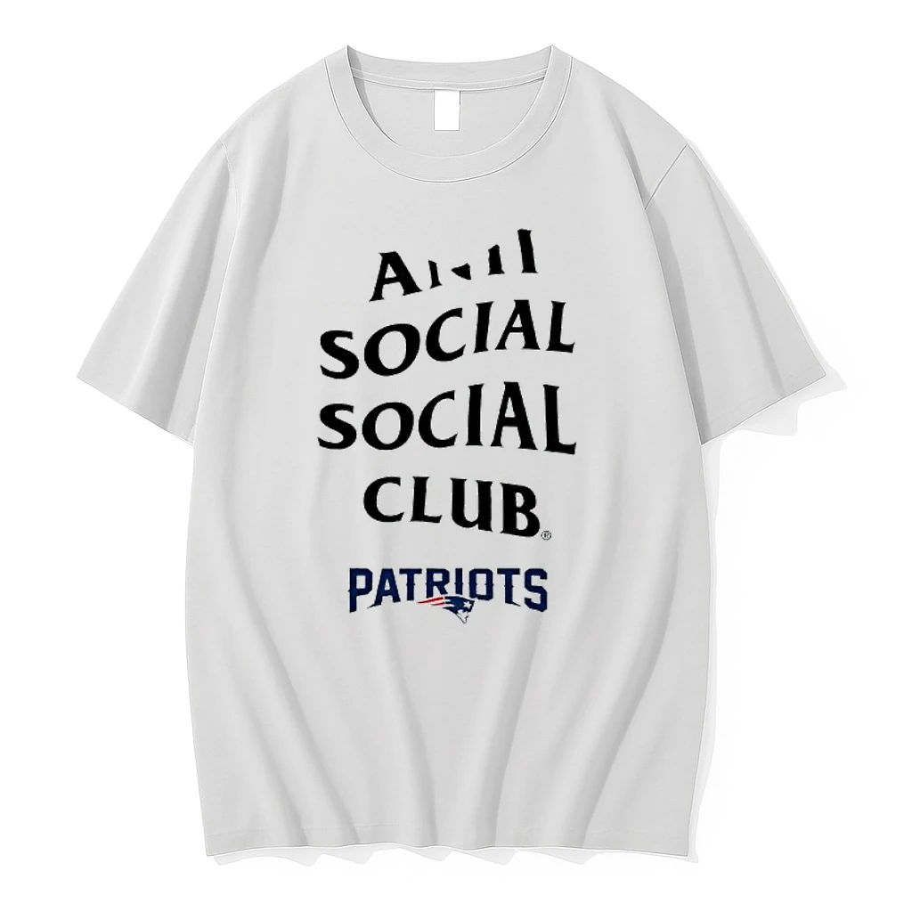 Anti Social Social Club X New England Patriots Shirts