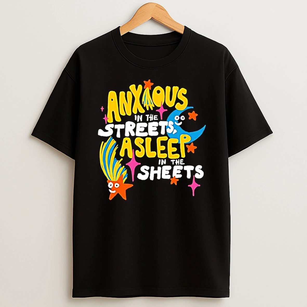 Anxious In The Streets Style 2025 Black Shirts
