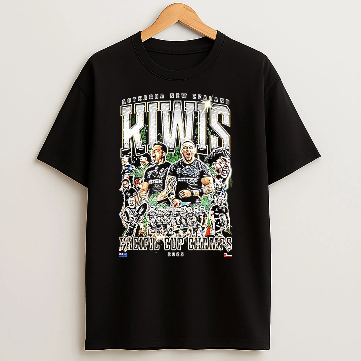 Aotearoa New Zealand Kiwis Pacific Cup Champs 2025 Graphic T Shirts
