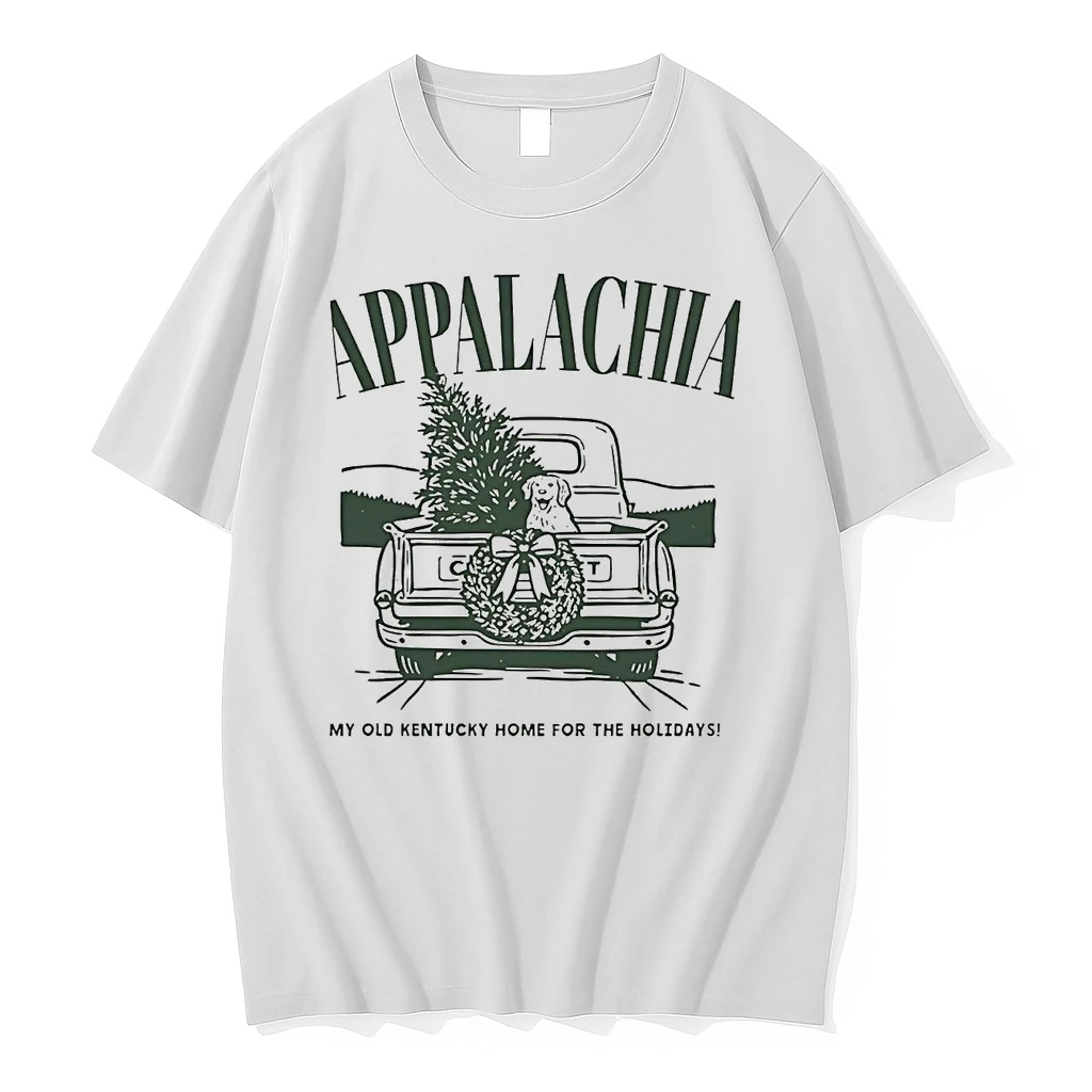 Appalachian My Old Kentucky Home For The Holidays Christmas Shirts
