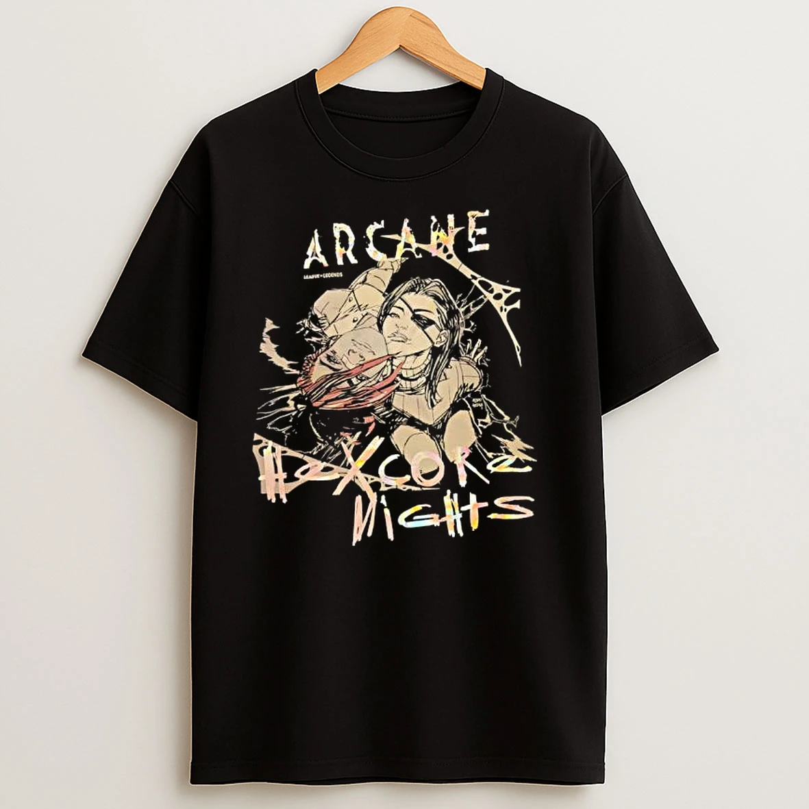 Arcane Hexcore Nights League Of Legends T Shirts