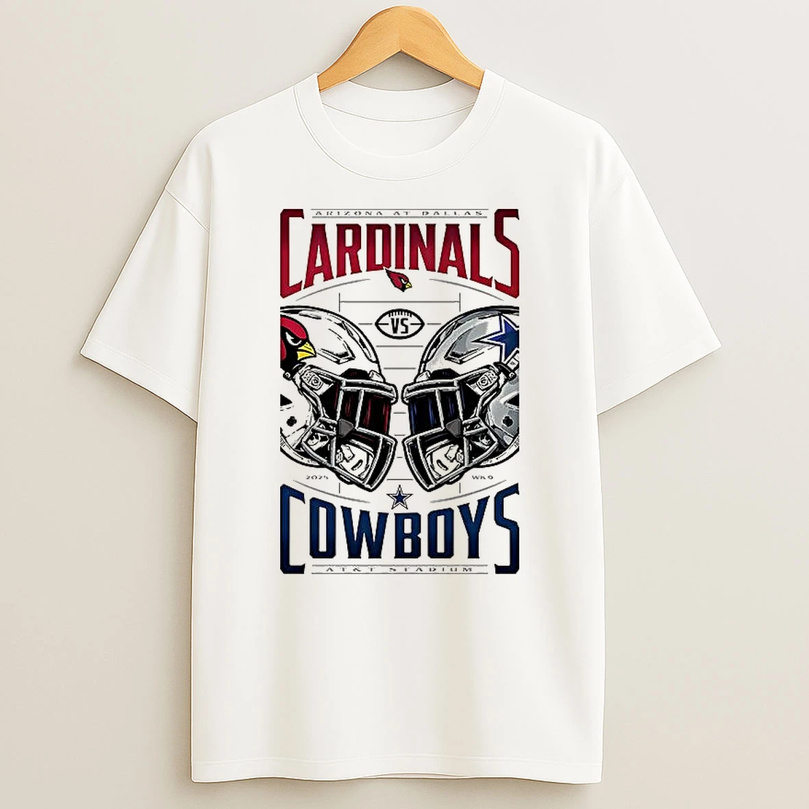 Arizona Cardinals Vs Dallas Cowboys Nfl Week 9 Helmet Shirts